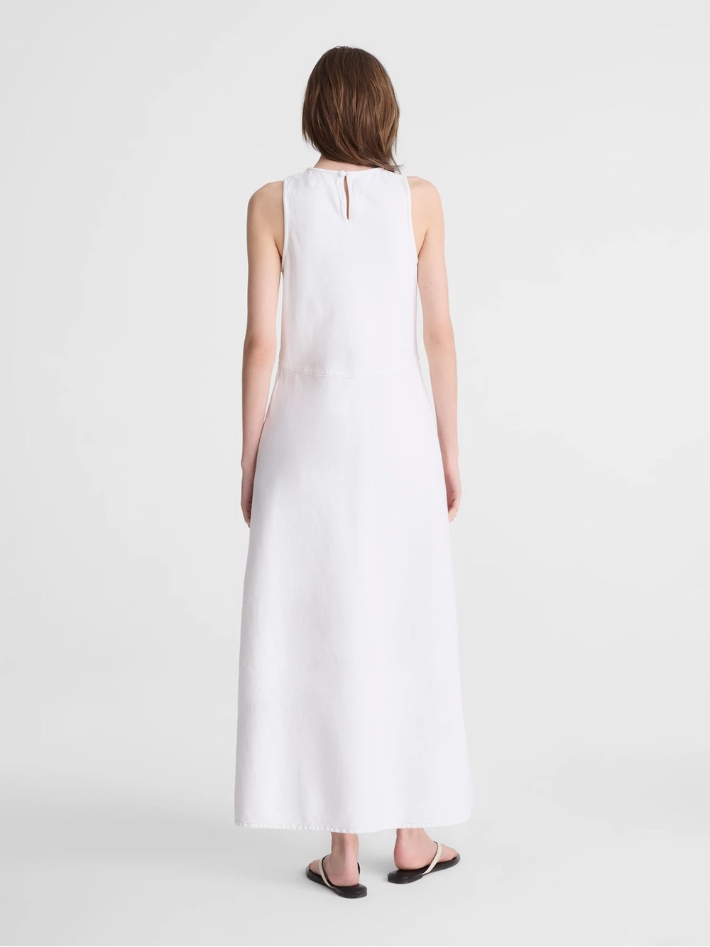 Madewell Denim Seamed Maxi Dress - Picture 4 of 7